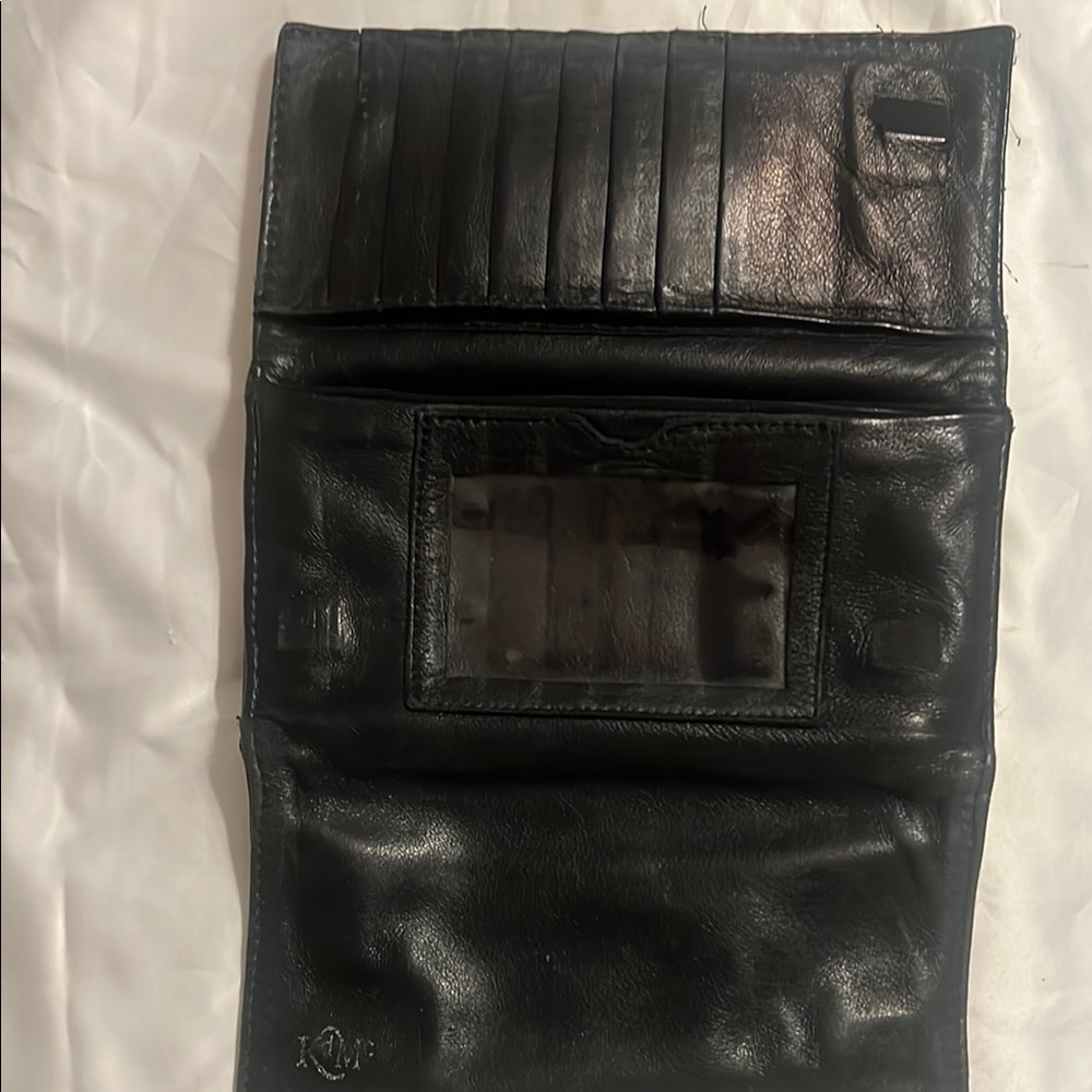 Chic Black Leather Wallet
